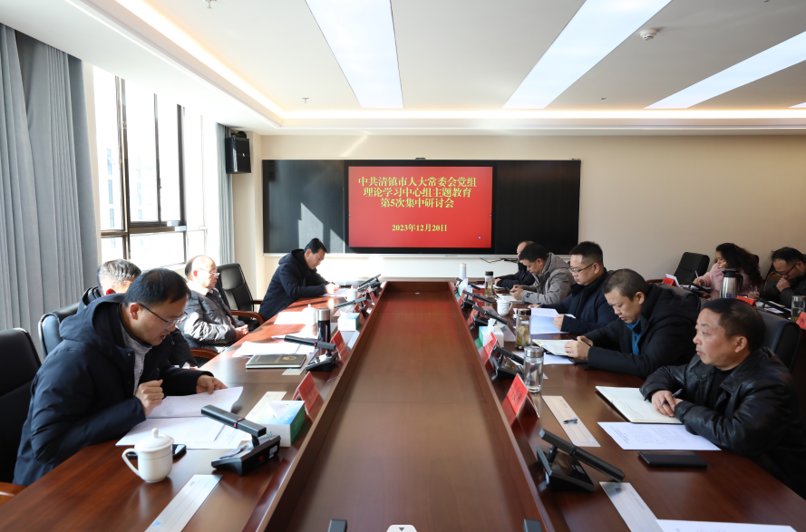 清镇市人大常委会党组开展主题教育典型案例解剖式调研和理论学习中心组集中研讨会
