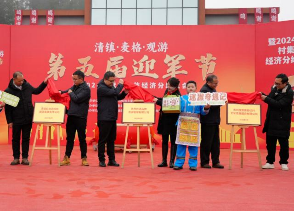 清镇市麦格乡观游村举行第五届“迎军节”暨2024年度村集体经济分红大会