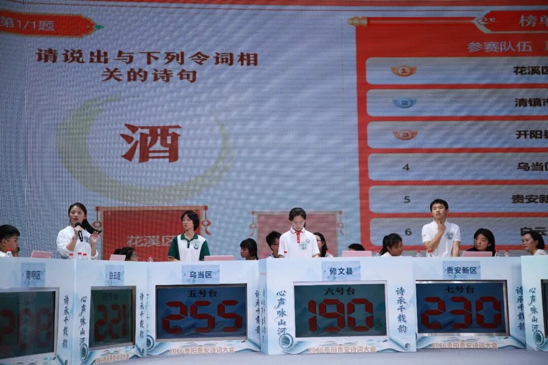 平仄竞风流 少年诵山河——2026贵阳贵安诗词大会市级决赛举行