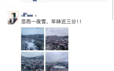 ​动态 | 花溪人下雪日行为大赏