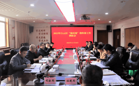 2023年白云区“强环境”指挥部工作调度会召开