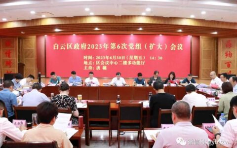 区政府召开党组（扩大）会议