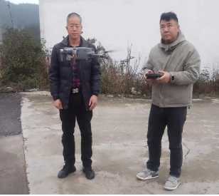 下坝镇开展无人机毒品原植物踏查  筑牢乡村禁毒防线