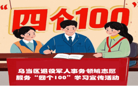 乌当：全面开展退役军人事务领域志愿服务“四个100”学习宣传活动