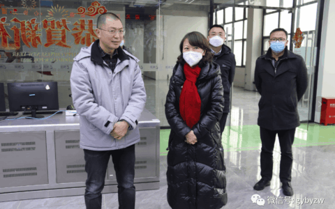区委主要负责同志走访调研春节期间持续生产企业
