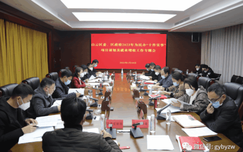 白云区召开区委、区政府2023年为民办“十件实事”项目谋划及就业增收工作专题会