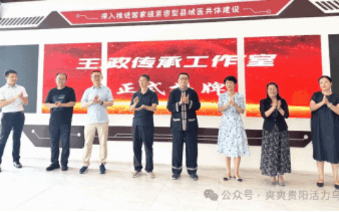 王政传承工作室在乌当区中医医院正式揭牌