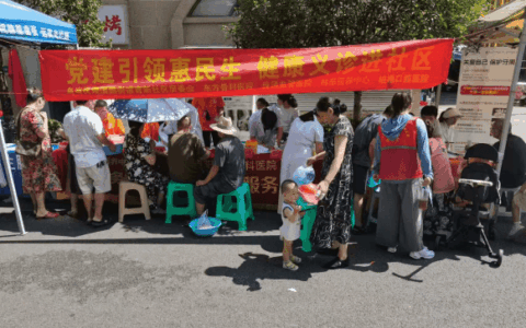 党建引领惠民生 健康义诊进社区
