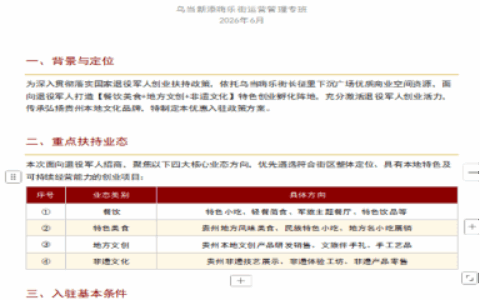 聚力双拥赋能  助力老兵兴业 ——乌当长征里打造拥军创业新标杆