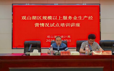 高位推动强统计，政企协同筑基石  ——观山湖区统计局扎实开展服务业生产经营情况试点工作培训