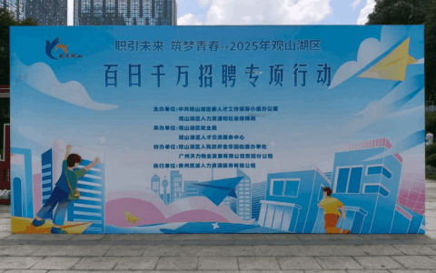 职引未来 筑梦青春 2025年观山湖区百日千万招聘专项行动顺利举行