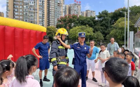宾阳街道萌娃“消防之旅”，筑牢安全防火墙