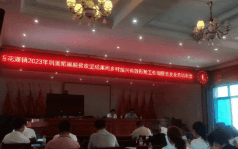 百花湖镇召开2023年巩固脱贫成果同乡村振兴有效衔接工作调度会暨业务培训会