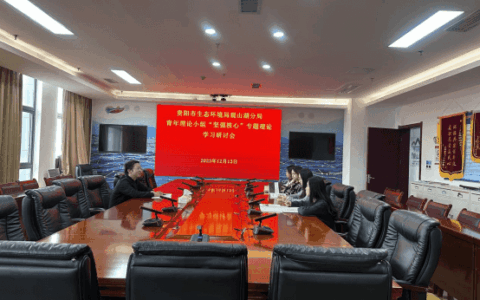 贵阳市生态环境局观山湖分局开展青年主题教育“坚强核心”专题学习活动