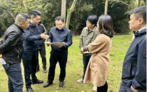 观山湖区朱明建副区长现场调研观山湖区生态文明展览馆项目