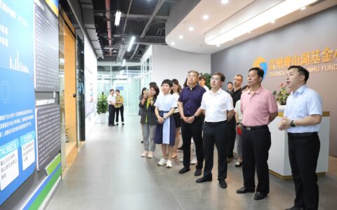 河北省双桥区政协到观山湖区考察楼宇经济发展情况