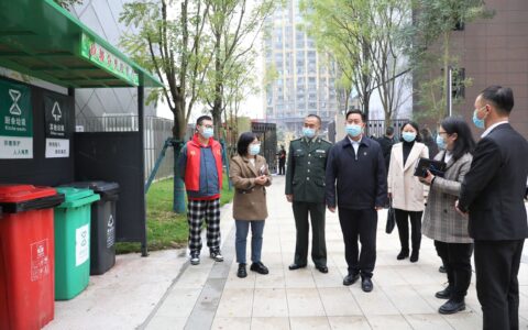 刘光祥到宾阳街道宣讲党的二十大精神并调研