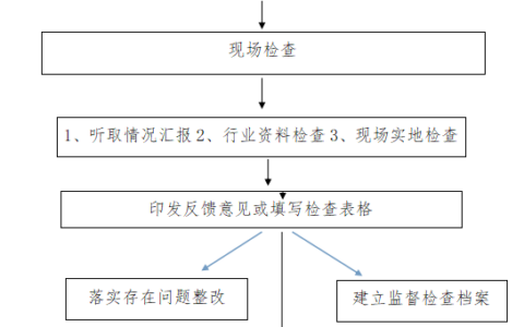 行政检查流程图