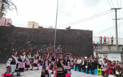 清镇市青龙山街道河堤村：苗族同胞欢度“四月八”