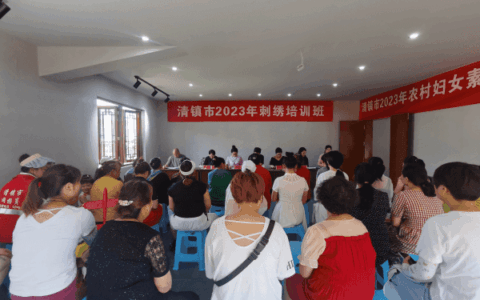 清镇市举办特色手工艺（刺绣）就业培训