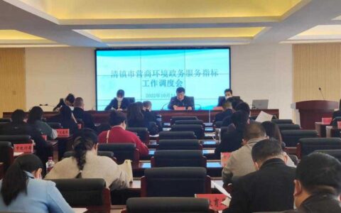 清镇市政务服务指标工作调度会