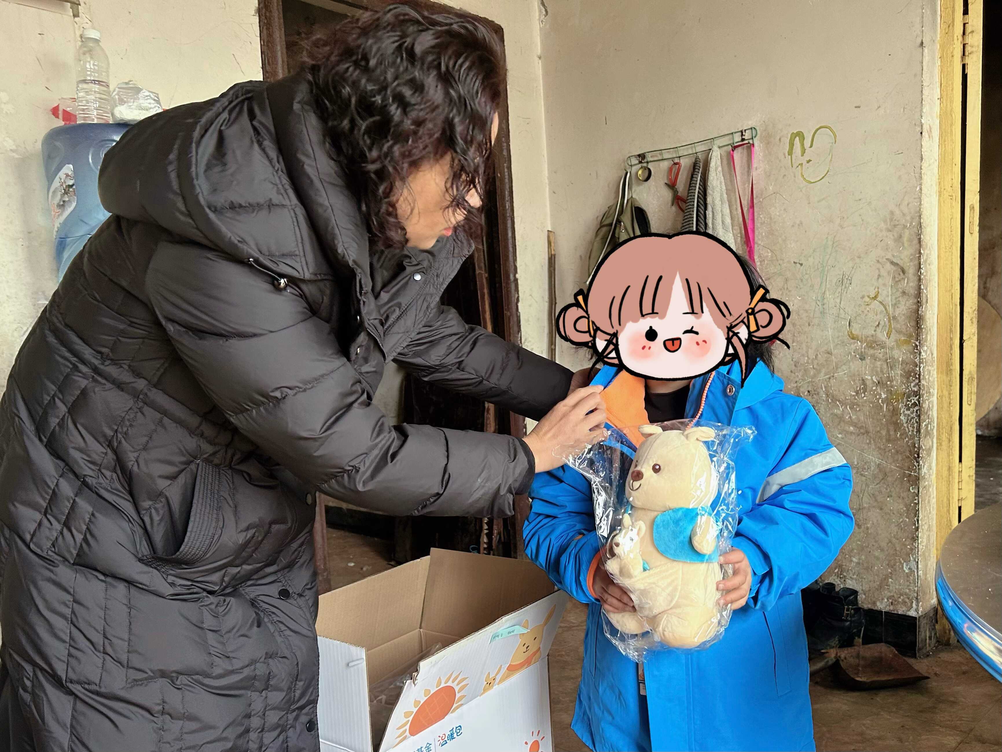 清镇市王庄乡走访关爱困境儿童