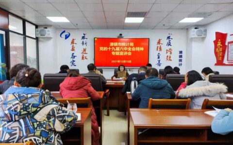 清镇市统计局 召开学习贯彻党的十九届六中全会精神宣讲会
