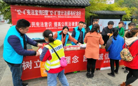 市统计局组织开展宪法日主题宣传活动