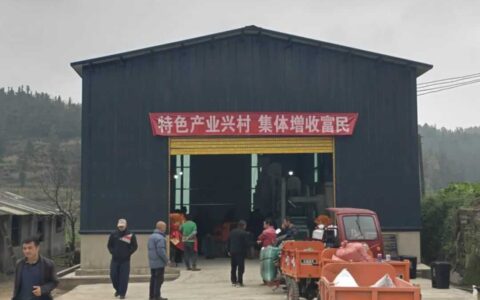 清镇市站街镇平堡村建成日产20吨大米生产线