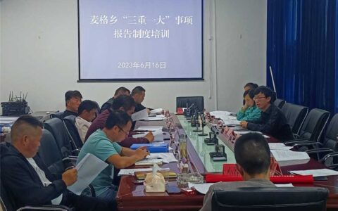清镇市麦格乡：建立健全“三重一大”制度体系 推动集体决策“四化”运行