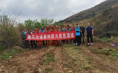 巢凤街道开展森林防火应急演练
