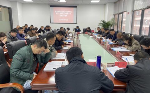清镇市巢凤街道传达学习党的十九届六中全会精神