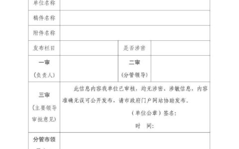 清镇市人民政府办公室关于印发《清镇市政府信息公开发布审核制度（试行）》的通知