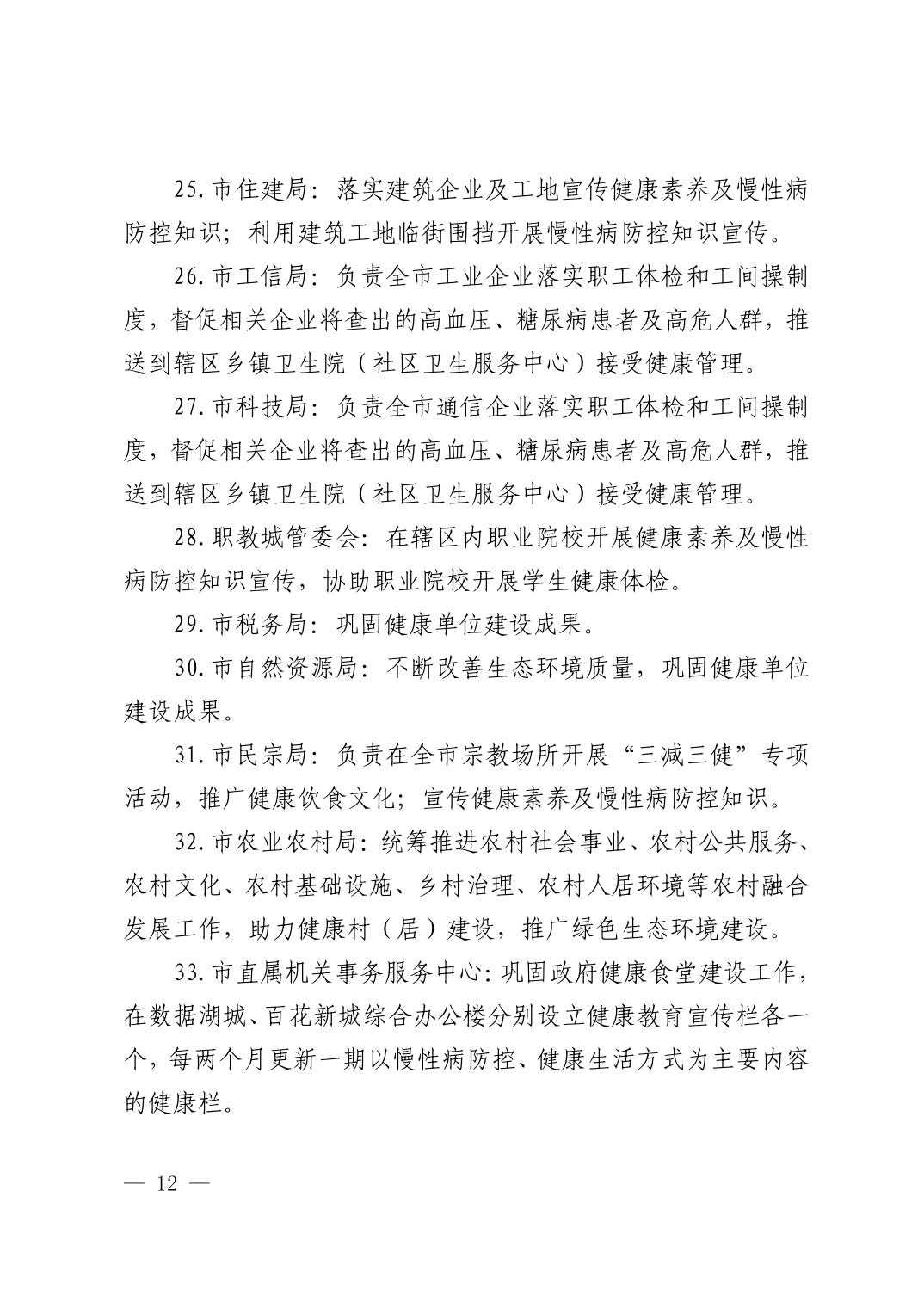 清府办函〔2022〕48号 关于印发《清镇市2022年巩固国家慢性病综合防控示范区建设工作方案》的通知