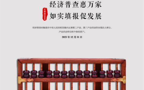 五经普宣传海报