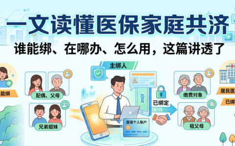 〔文〕一文读懂医保家庭共济：谁能绑、在哪办、怎么用，这篇讲透了