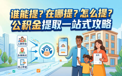 〔文〕谁能提？在哪提？怎么提？公积金提取一站式攻略