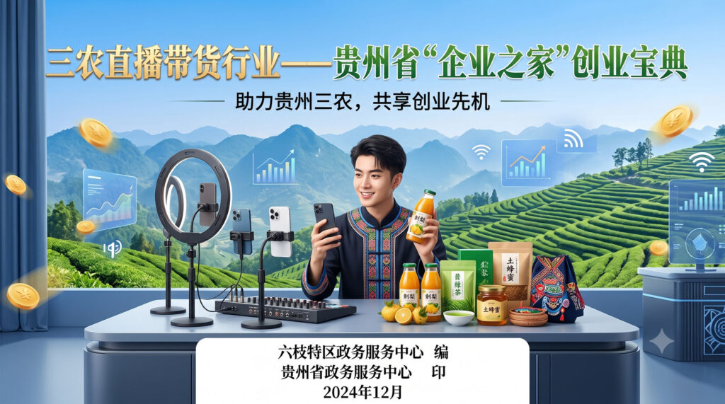 三农直播带货行业——贵州省“企业之家”创业宝典